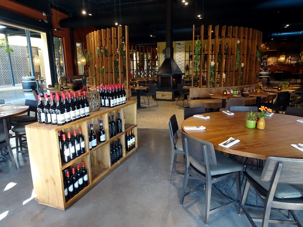 Interior of Restaurant Moto at Karibu Town at the Safari Resort at the Safaripark Beekse Bergen