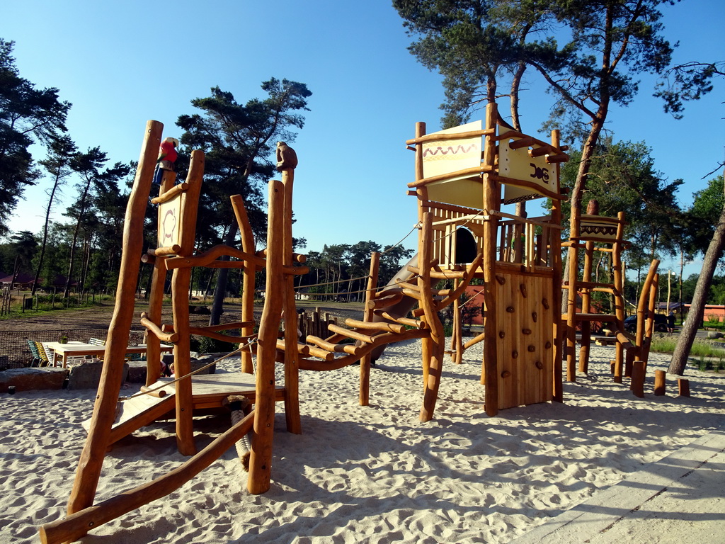 Playground at Karibu Town at the Safari Resort at the Safaripark Beekse Bergen