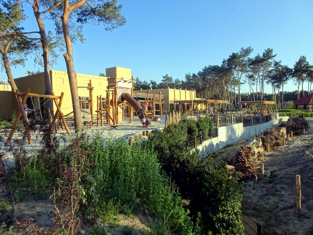 Playground at Karibu Town at the Safari Resort at the Safaripark Beekse Bergen