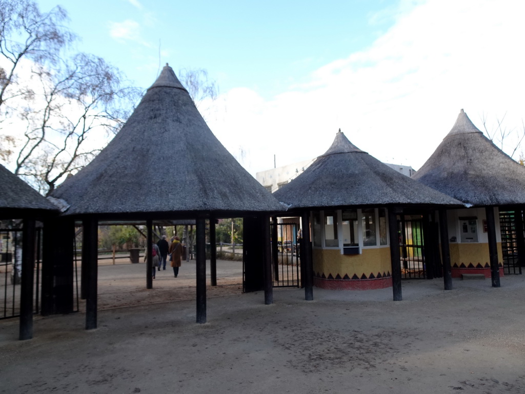 Entrance at the Entreeplein square at the Safaripark Beekse Bergen