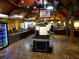 Interior of the Kongo restaurant at the Safaripark Beekse Bergen