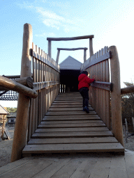 Max at the playground near the Kongo restaurant at the Safaripark Beekse Bergen