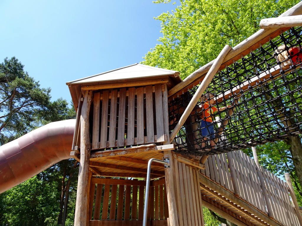 Max at the playground near the Kongo restaurant at the Safaripark Beekse Bergen