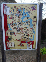Map of the Safaripark Beekse Bergen