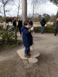 Max at the playground near the Elephant enclosure at the Safaripark Beekse Bergen