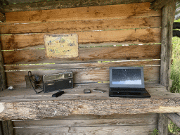 Radio and computer at the Coltan Mine at the Safaripark Beekse Bergen