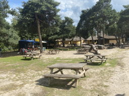 Food truck and the Afrikadorp village at the Safaripark Beekse Bergen