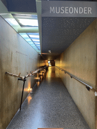 Hallway from the upper floor to the middle and lower floors of the Museonder museum