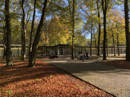 Front of the Kröller-Müller Museum at the Wildbaanweg road