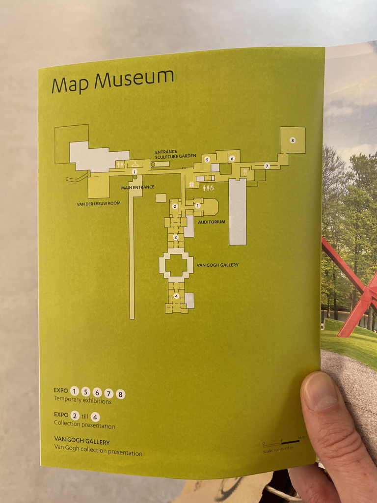 Map of the Kröller-Müller Museum