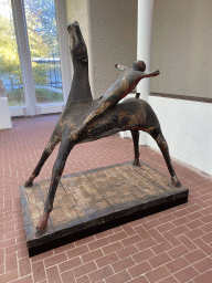 Wooden sculpture at Expo 2 at the Kröller-Müller Museum