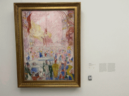 Painting `Hop-Frog`s revenge` by James Ensor at Expo 3 at the Kröller-Müller Museum, with explanation