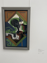 Painting `Pipe and fruit-dish with grapes` by Juan Gris at Expo 4 at the Kröller-Müller Museum, with explanation