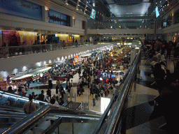 Departure Hall of Dubai International Airport, viewed from the first floor