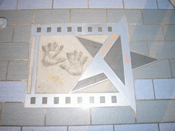 Hand prints of Jackie Chan at the Avenue of Stars