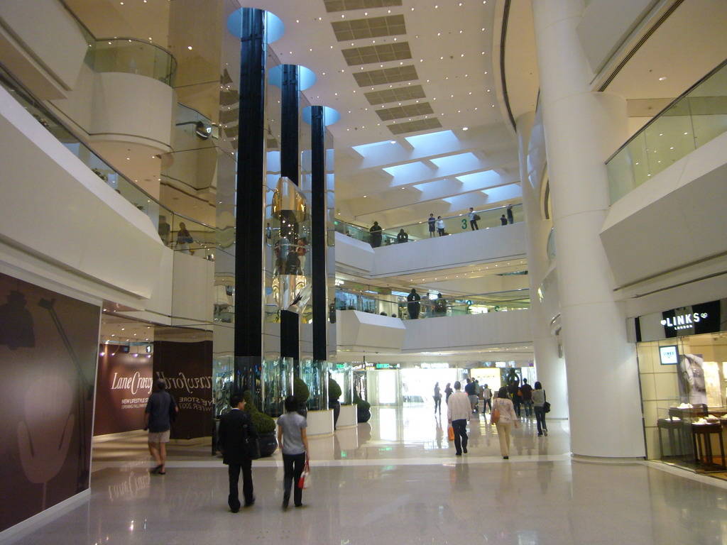 Interior of the IFC Mall at the Two International Finance Centre
