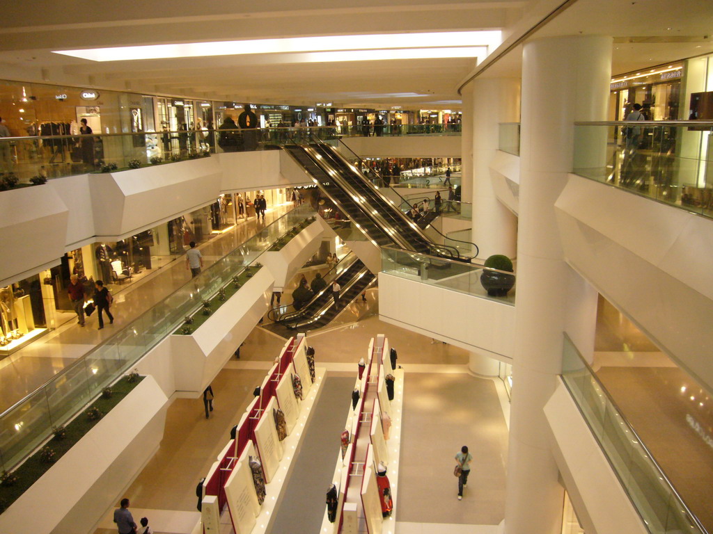 Interior of the Pacific Place shopping mall