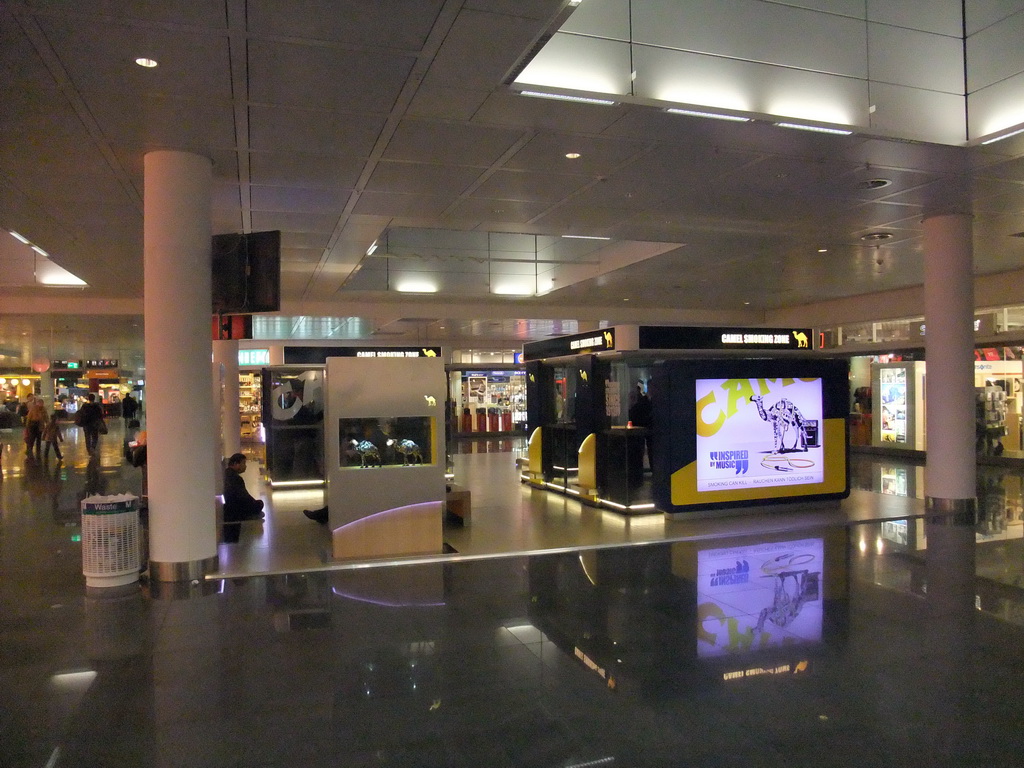 Camel smoking zone at Munich Airport