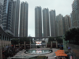 Union Square at Kowloon, with shops, the Sorrento Towers and the Waterfront Blocks