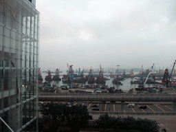 Victoria Harbour, viewed from Union Square at Kowloon