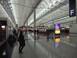 Miaomiao at Terminal 1 of Hong Kong International Airport
