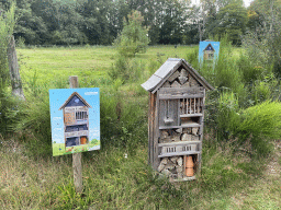 Bee house at the petting zoo near the Vayamundo Houffalize hotel