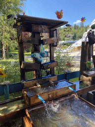 Water playground at the back side of the Vayamundo Houffalize hotel