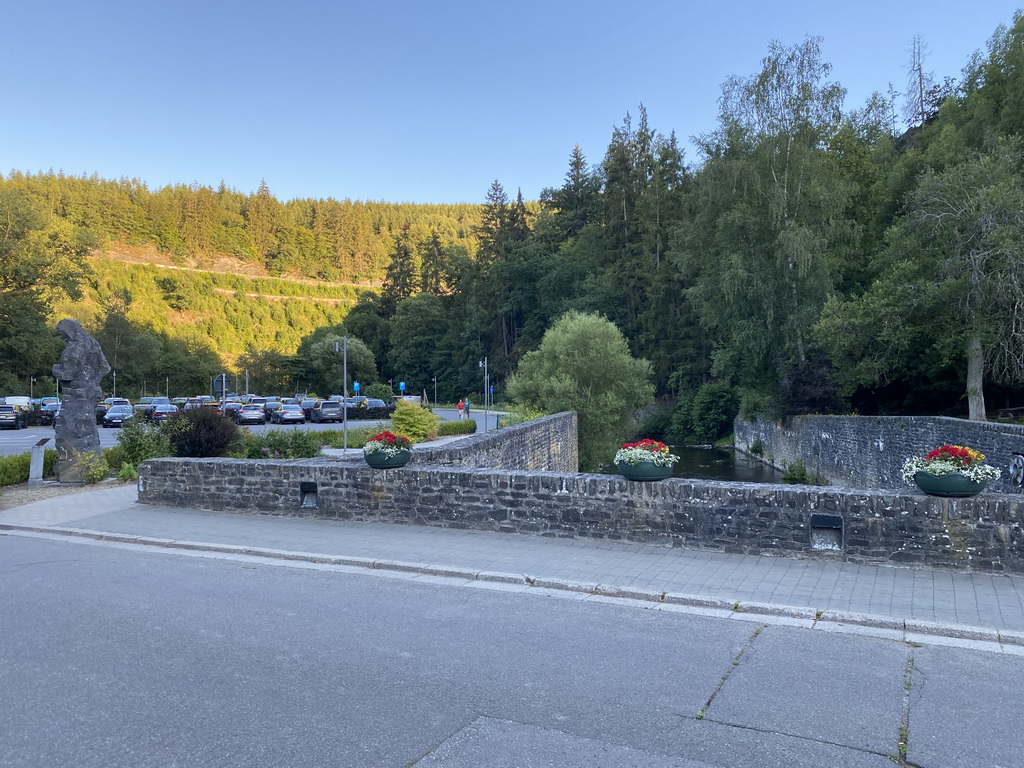 Bridge at the Ol Fosse d`Outh street over the Eastern Ourthe river