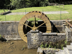 Water wheel at the Lemaire Mill at the Rue Moulin-Lemaire street