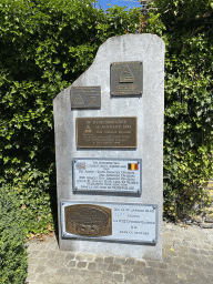 World War II Memorial at the Place du Crucifix square