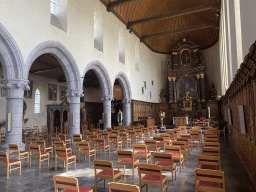 Nave, apse and altar of the Église Sainte-Catherine church