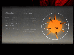 Explanation on mantle plumes in the Magma Source Hall at the Lava Centre