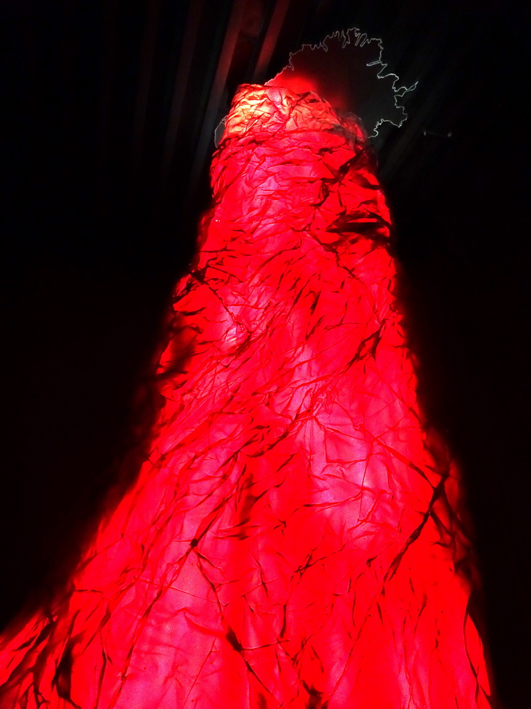 Scale model of the Fiery Heart of Iceland in the Magma Source Hall at the Lava Centre