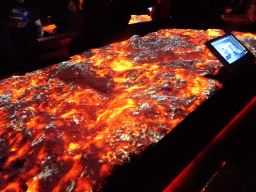 Interior of the Intro to Volcanology Hall at the Lava Centre