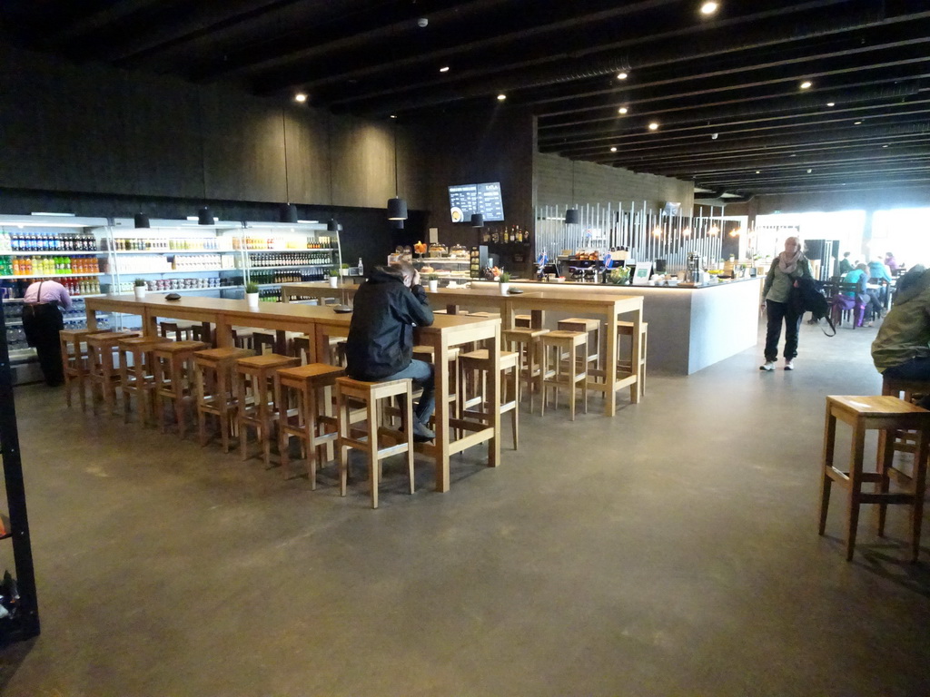 Interior of the Katla Restaurant at the Lava Centre