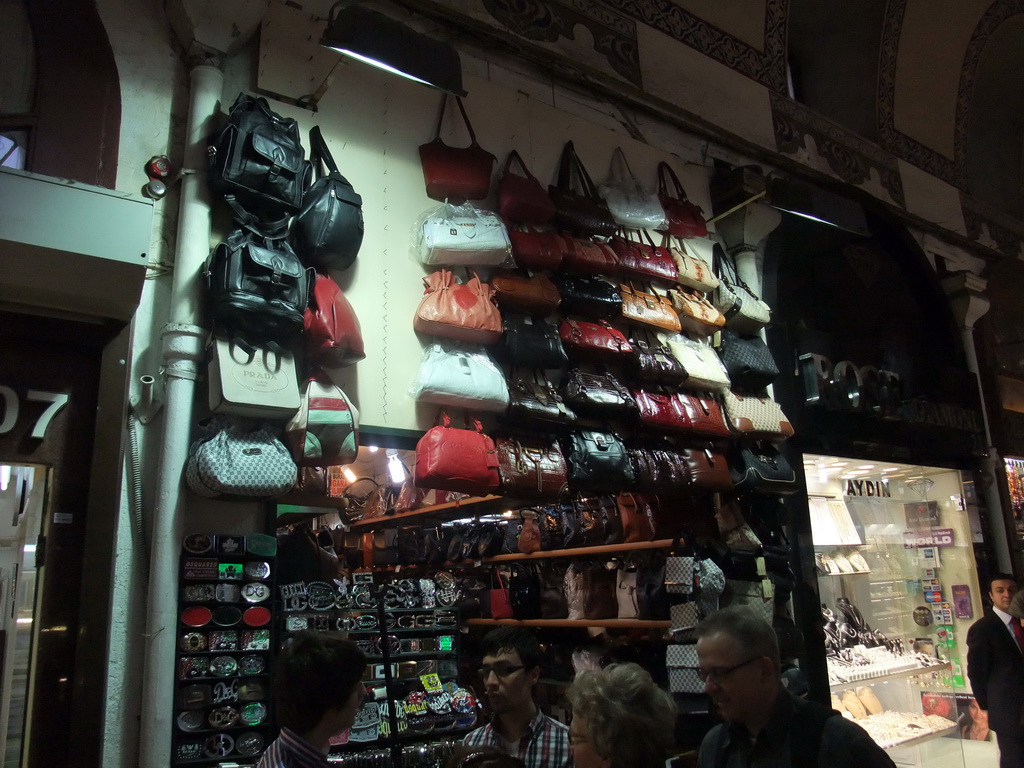 Bags and purses in the Grand Bazaar