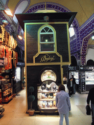 Miaomiao at a jewelry store in the Grand Bazaar