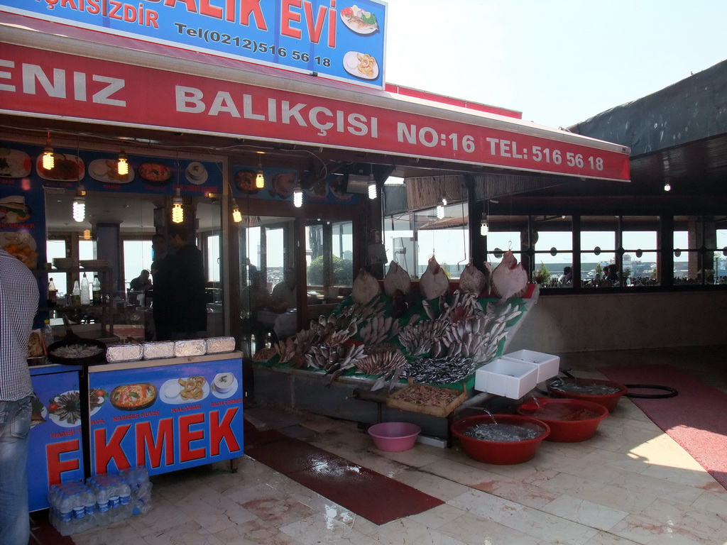 Fish market in the Kumkapi neighborhood