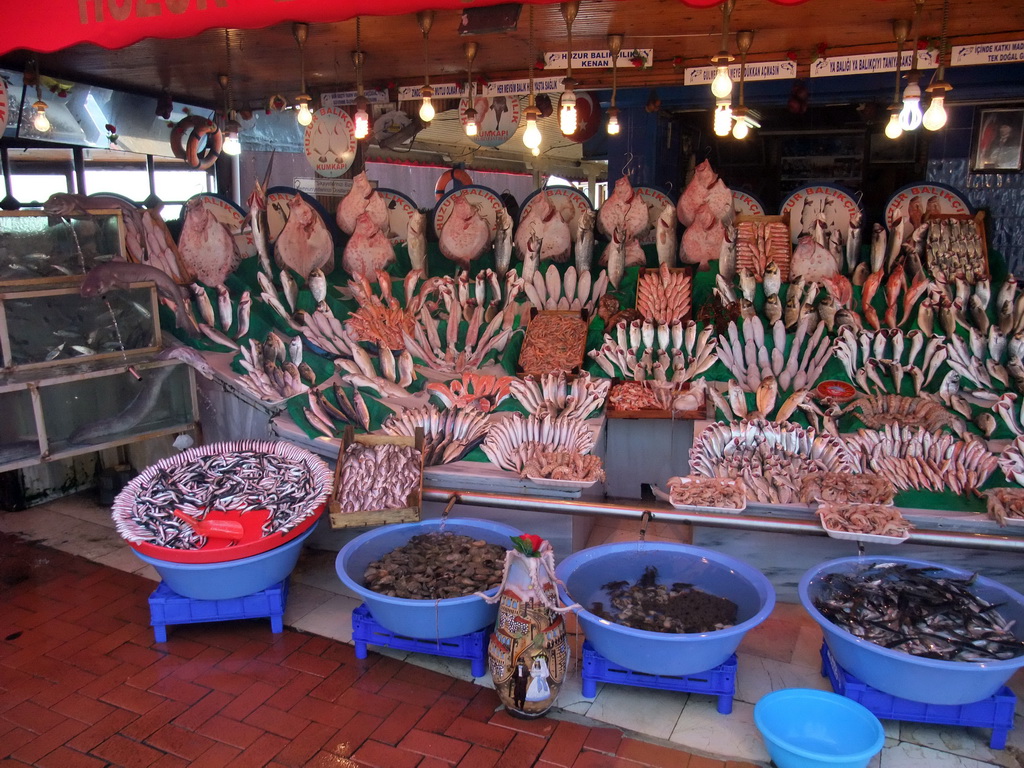 Fish market in the Kumkapi neighborhood