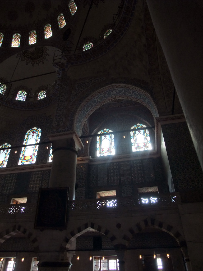 Interior of the Blue Mosque