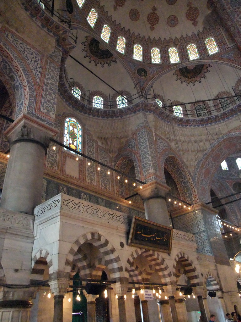 Interior of the Blue Mosque