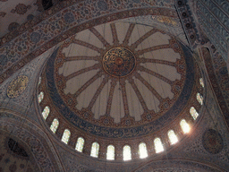 The dome of the Blue Mosque