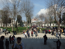 The Hagia Sophia, seen from the Outer Courtyard of the Blue Mosque