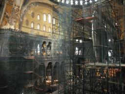 Reconstruction works in the Hagia Sophia