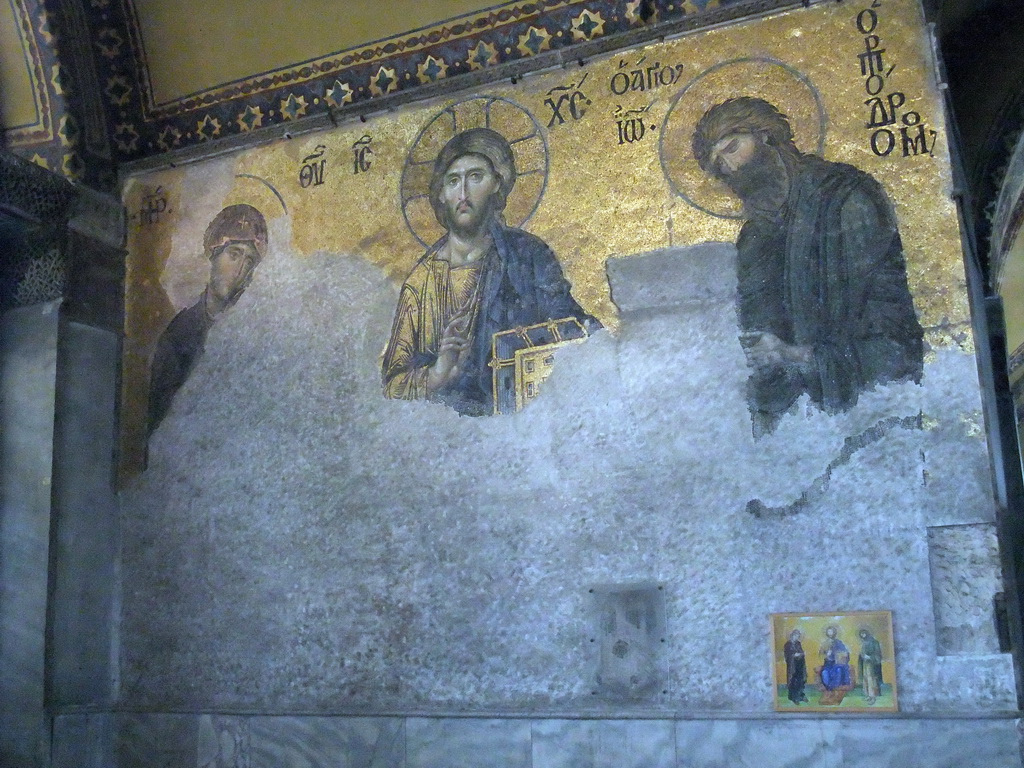 The Deësis mosaic in the Hagia Sophia