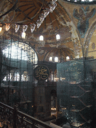Reconstruction works in the Hagia Sophia