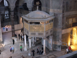 The Sultan`s Loge in the Hagia Sophia