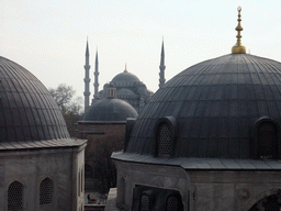 View from the Hagia Sophia on the Blue Mosque