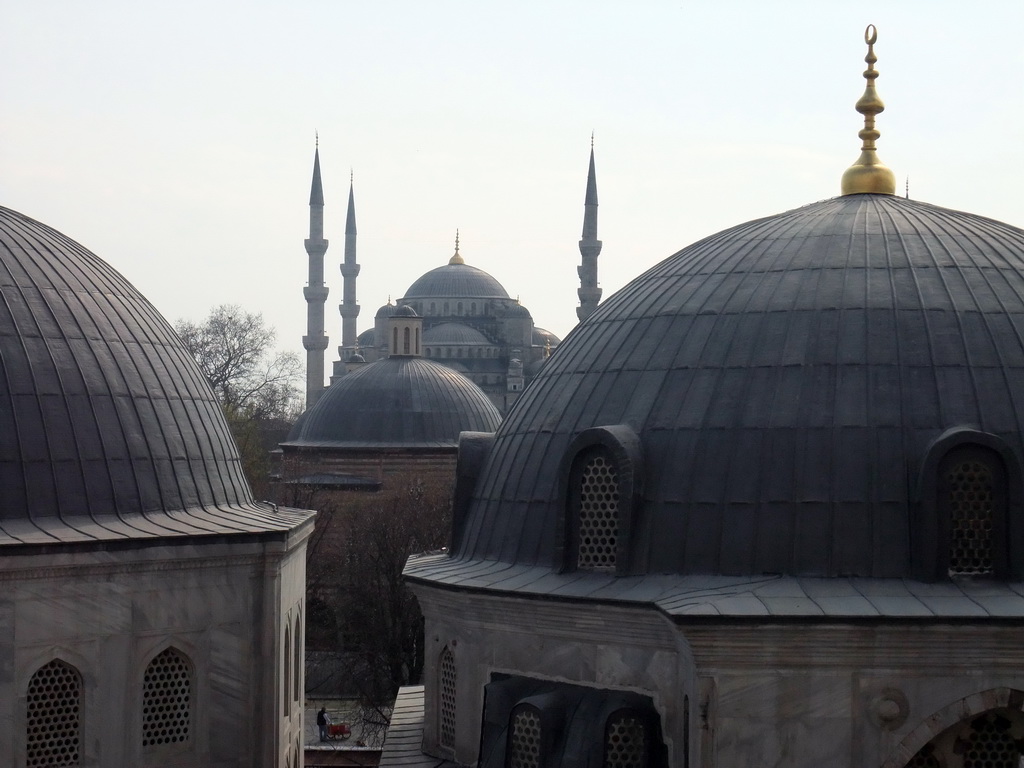 View from the Hagia Sophia on the Blue Mosque