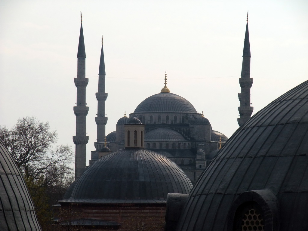 View from the Hagia Sophia on the Blue Mosque